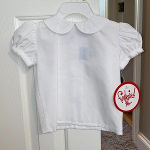 NWT Peter Pan White Blouse